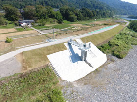 長野県生坂村小立野樋門新設工事 長野県生坂村小立野樋門新設工事